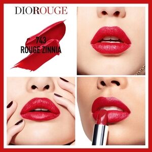 Dior Rouge Lipstick Refill In #743 - Rouge Zinnia